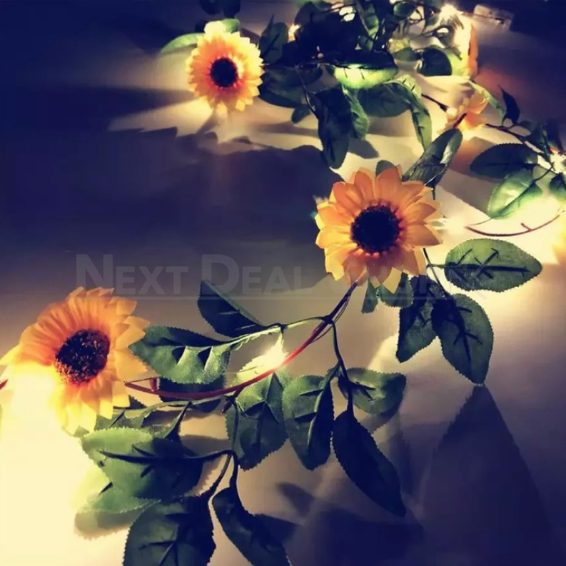 Sunflower Vine Garland Fairy Light