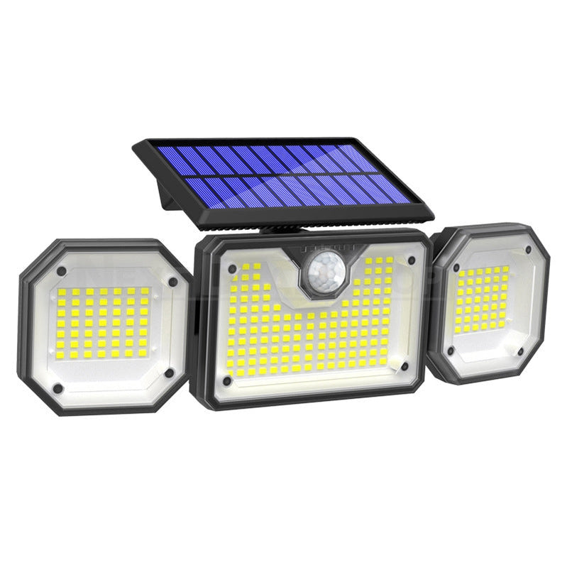 Triple Head Solar Motion Sensor Security Light