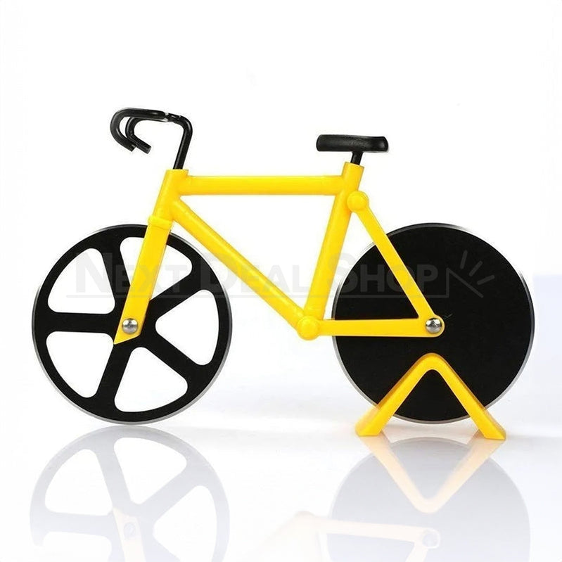 Yellow Bicycle Pizza Rolling Cutter