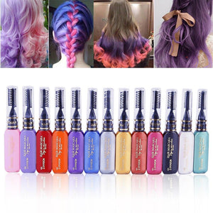 New Fashion Hair Color Cream 13 Colors Hair Color DIY Temporary Hair Dye