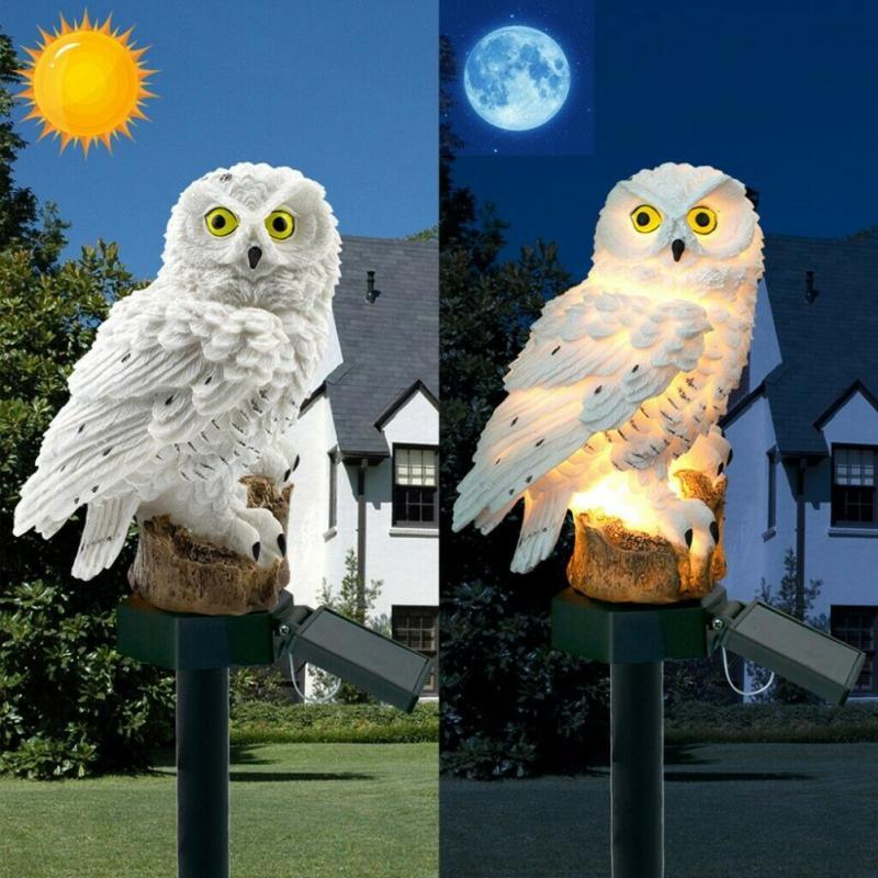 Solar Owl Lamp for your Garden or Entrance gate