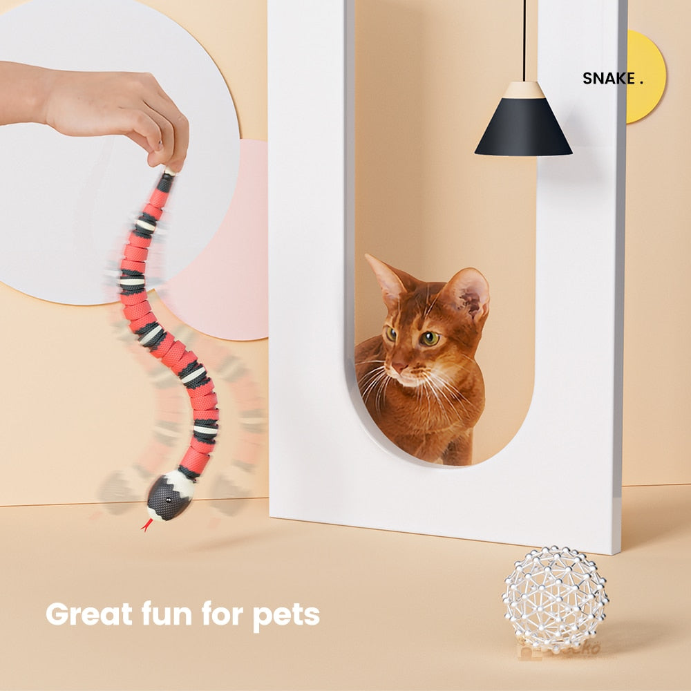 Interactive Snake Cat Toys USB Charging - 50% OFF Limited Offers