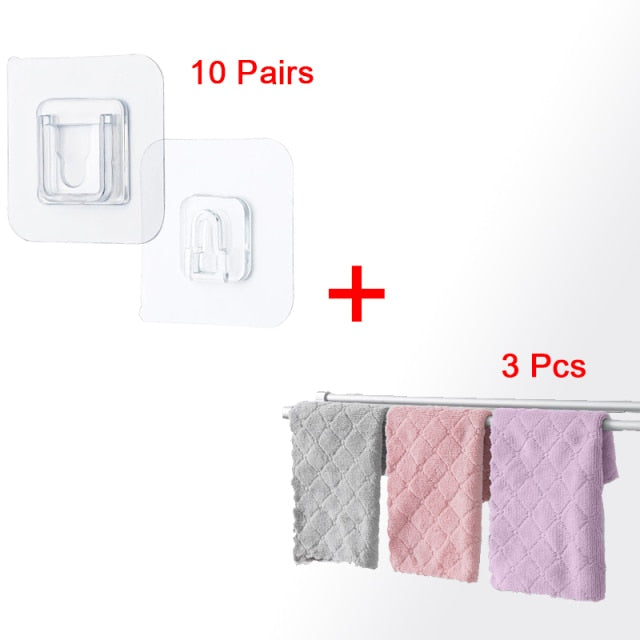 Double-Sided Adhesive Wall Hooks Strong Hanger