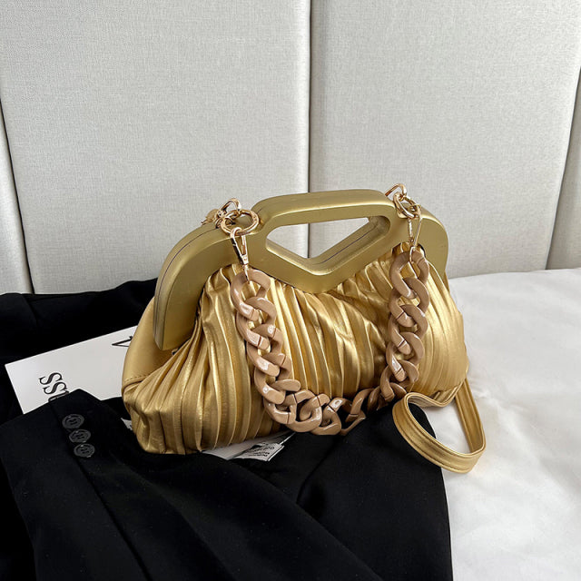 Ladies Exquisite Handbag With Thick Chain Handle -Limited edition on SALES Now